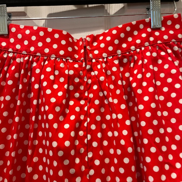 ModCloth Red Polka Dot Skirt - Picture 6 of 8